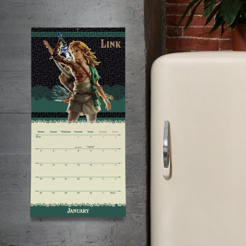 The Legend of Zelda – Calendrier 2026 30x30 cm – Officiel