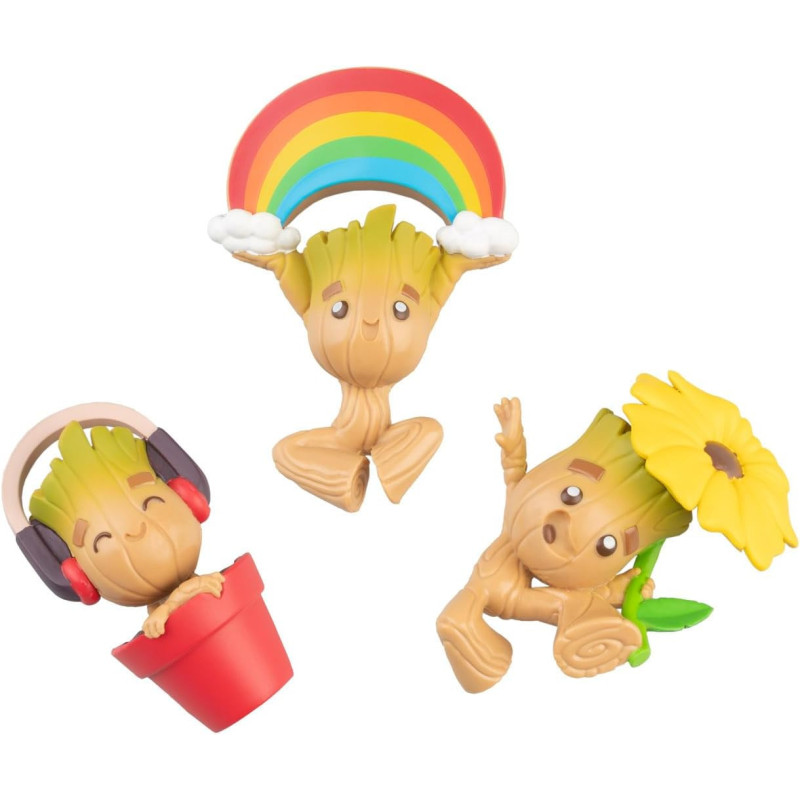 Marvel - Set de 3 aimants 3D Groot