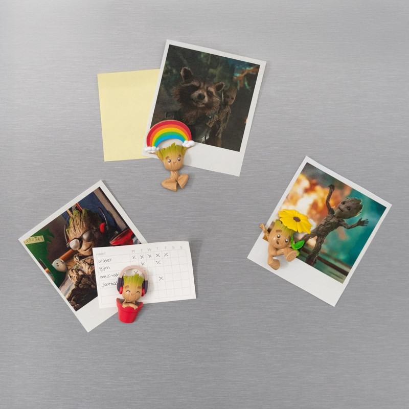 Marvel – Set de 3 magnets Groot – Licence officielle