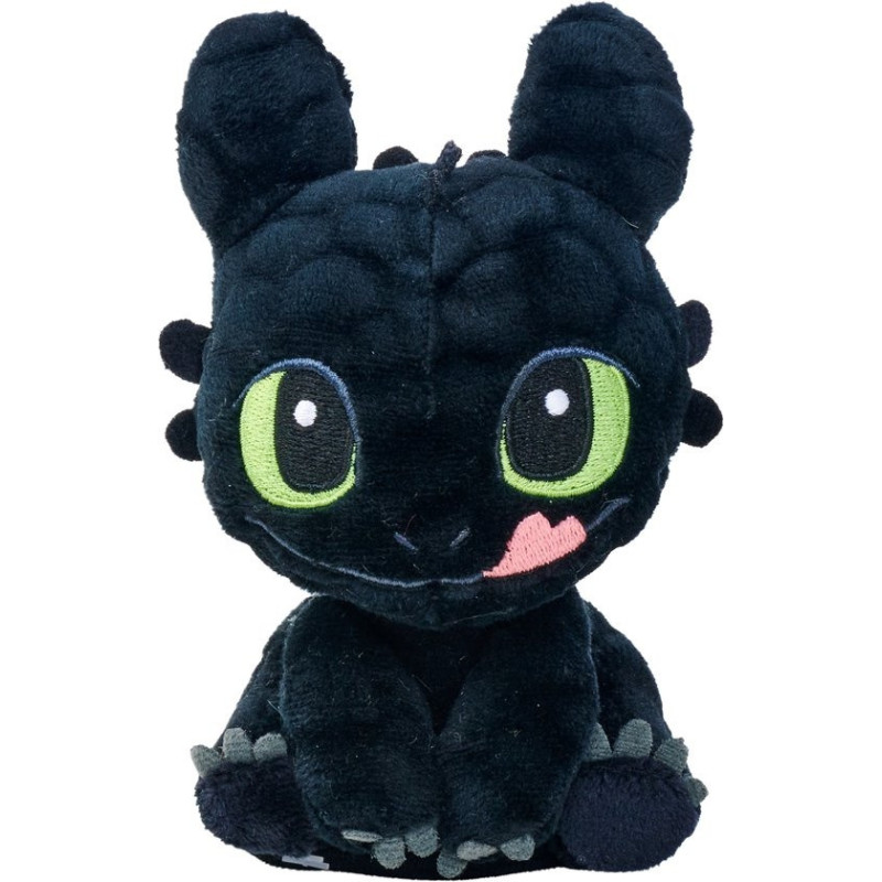 How to train your Dragon - Dragons - Peluche Toothless Epaule avec Aimant 12cm