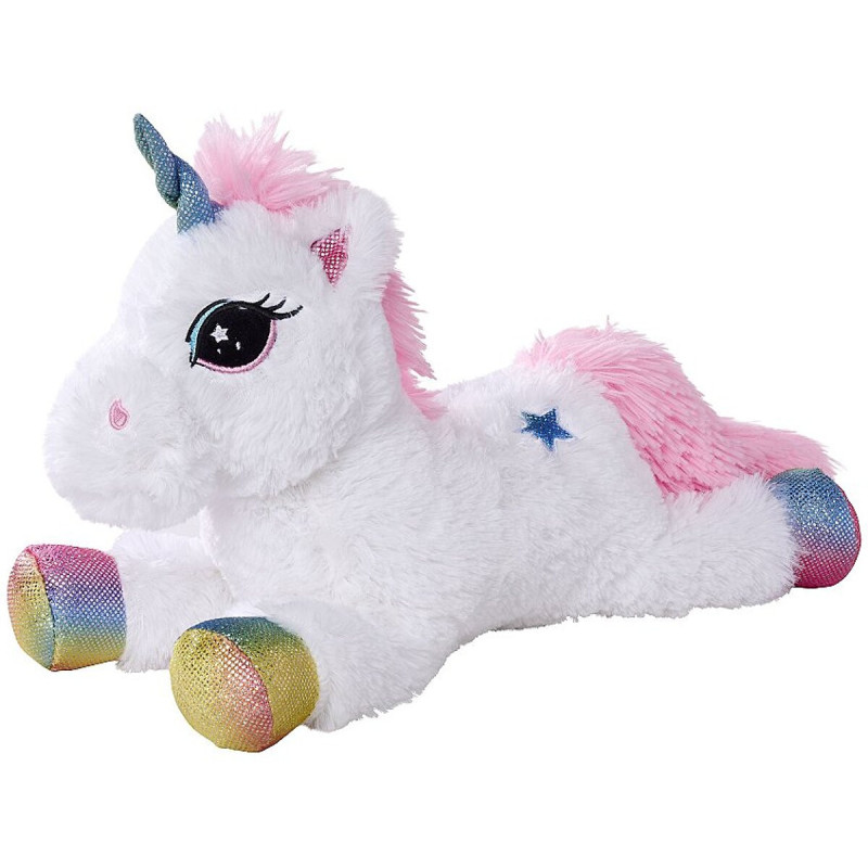 Peluche Licorne couchée 40 cm