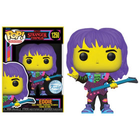 Stranger Things - Pop! - Eddie Hellfire Club with Guitar (Black Light) n°1250