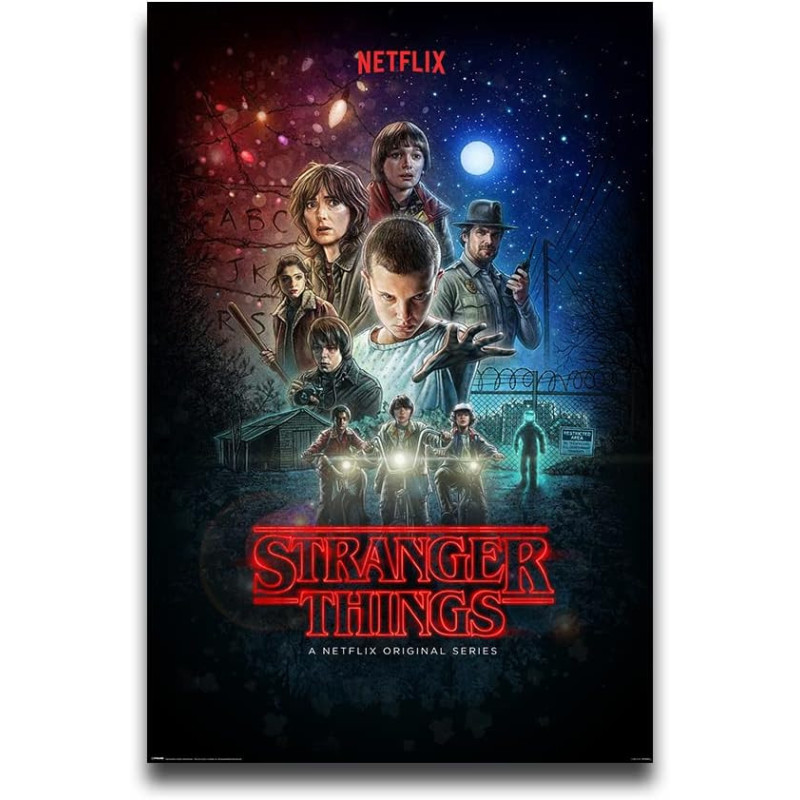 Stranger Things – Aimant One Sheet Saison 1 – 5x8 cm - Officiel