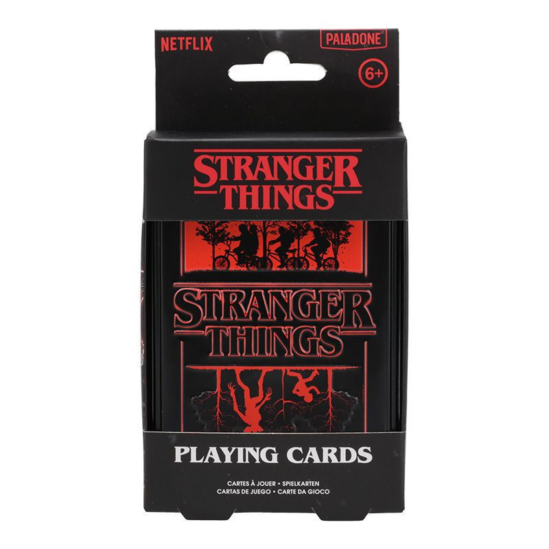Stranger Things – Jeu de cartes 52+2 jokers en boîte métal