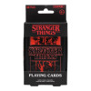 Stranger Things – Jeu de cartes 52+2 jokers en boîte métal