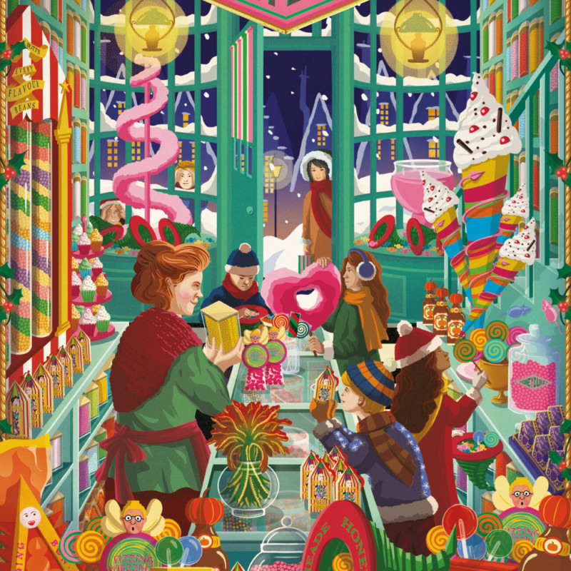 Harry Potter - Minalima - Art Print Honeydukes The Wondrous Wizarding