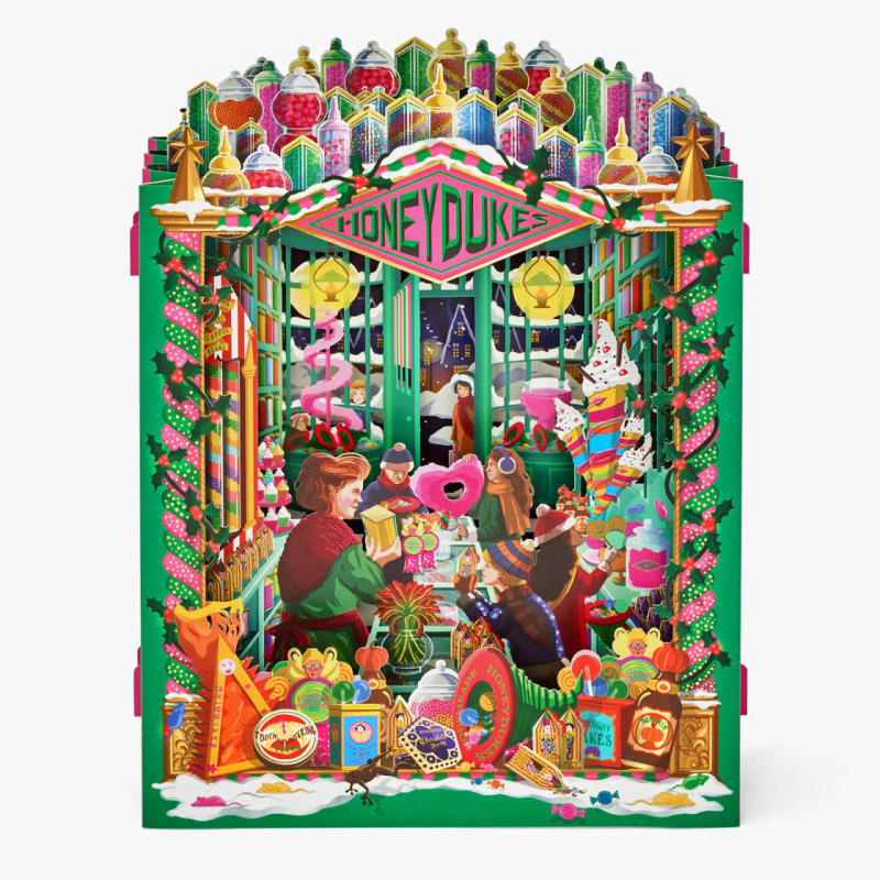 Harry Potter - Carte de voeux 3D Honeydukes The Wondrous Wizarding Sweet Shop