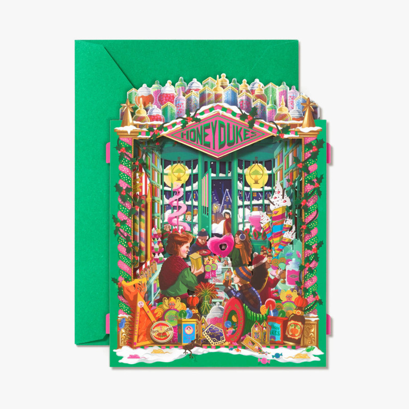 Harry Potter - Carte 3D Honeydukes The Wondrous Shop - Minalima