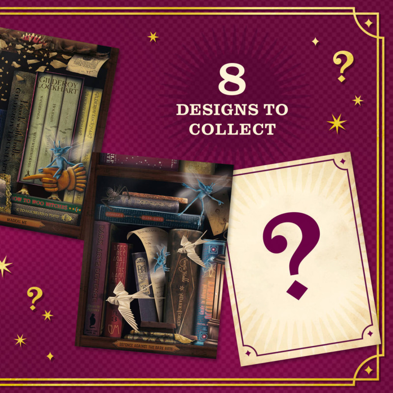 MinaLima – Carte postale mystère Série 03 Bibliothèque – Harry Potter