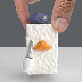 Resident Evil - Figurine canard MINI TUBBZ Tofu