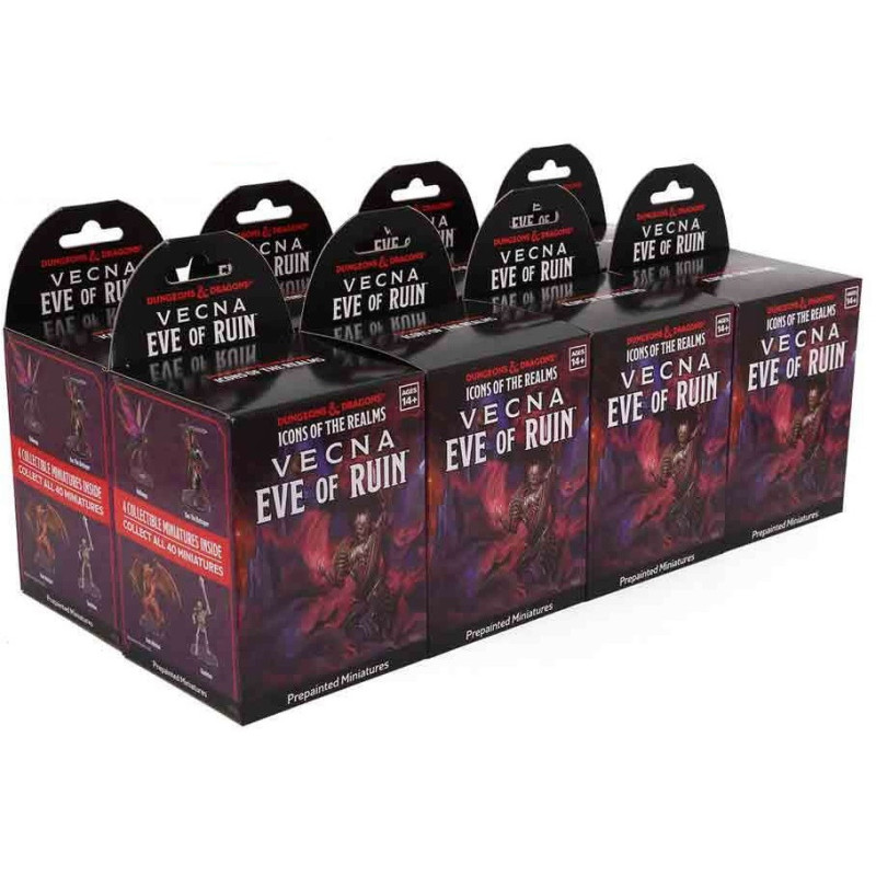 D&D Icons of the Realms - Booster figurine Vecna: Eve of Ruin 1 EXEMPLAIRE ALEATOIRE