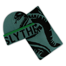 Set écharpe et bonnet Slytherin – Officiel Harry Potter