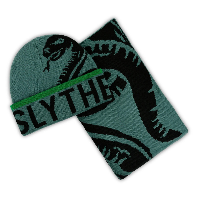 Set écharpe et bonnet Slytherin – Officiel Harry Potter
