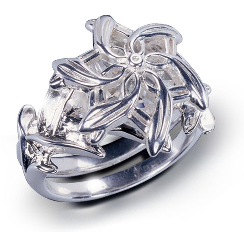 The Hobbit - Anneau Nenya Galadriel (argent massif)