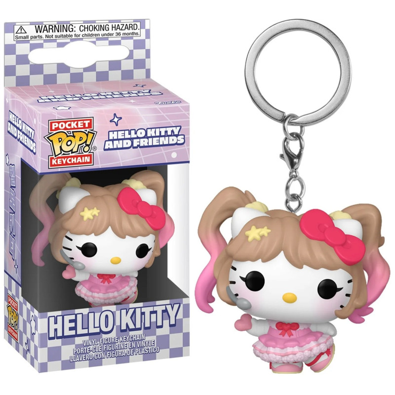 Sanrio : Hello Kitty & Friends - Pop! Pocket - Porte-clé K-Pop Hello Kitty