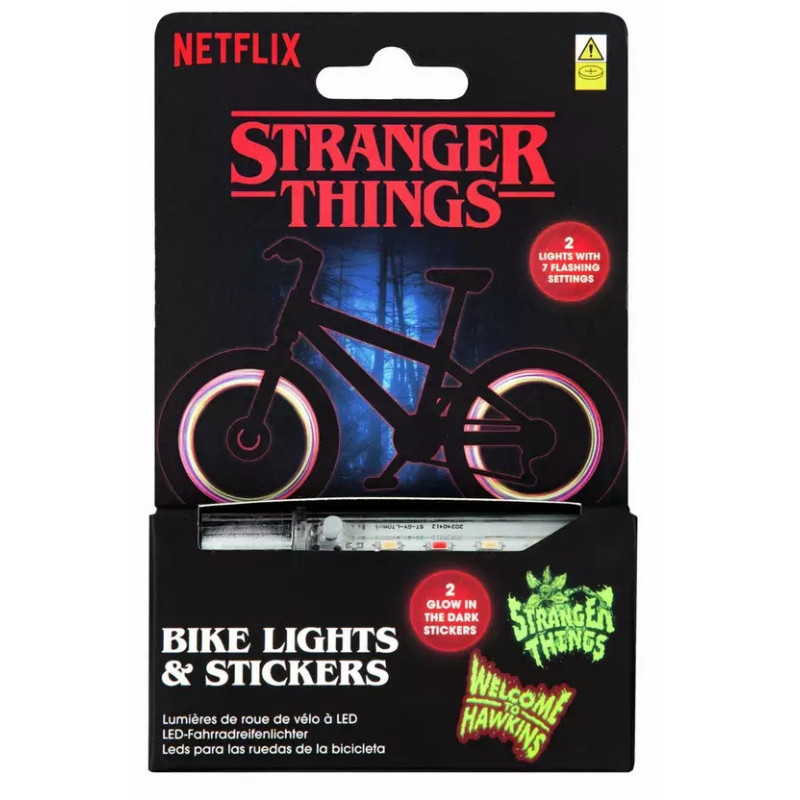 Stranger Things – Éclairages LED Vélo et Stickers – Officiel
