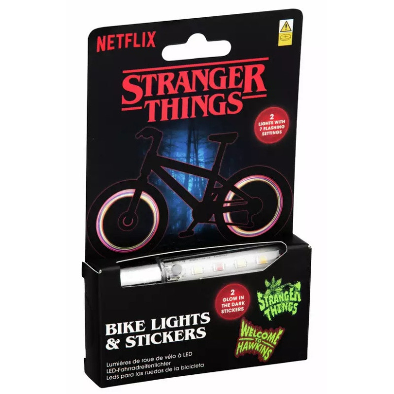Stranger Things – Éclairages LED Vélo et Stickers – Officiel