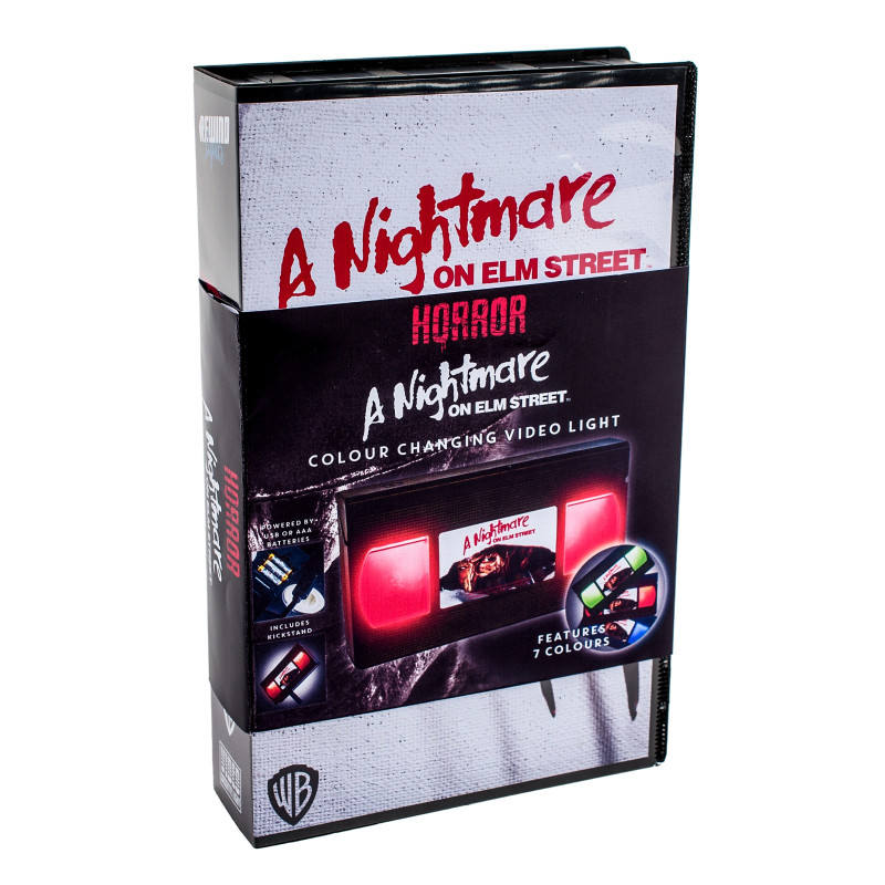 Nightmare on Elm Street – Rewind Light – Lampe VHS Rétro