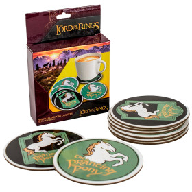 Lord of the Rings - Set de 6 sous-verres Prancing Pony