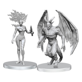 Pathfinder : Deep Cuts - Figurines miniatures à peindre Gargoyle & Shae