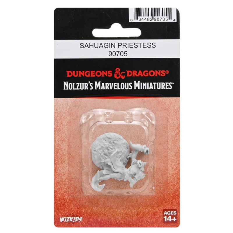 Miniature Sahuagin Priestess à Peindre – D&D Nolzur's – WizKids