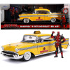 Marvel - 1/24 1957 Chevy Bel Air 1+ Figurine Deadpool
