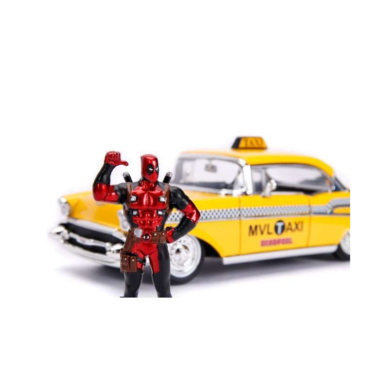 Deadpool 1957 Chevy Bel Air 1:24 avec figurine – Jada Toys