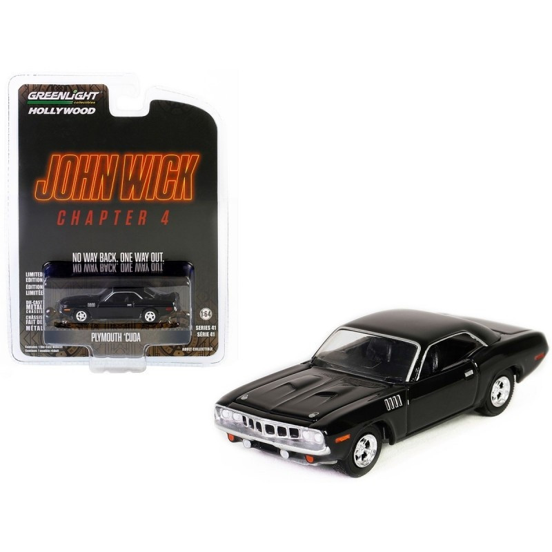 John Wick: Chapter 4 – 1971 Plymouth Cuda 1:43 – Greenlight