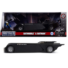 DC Comics - 1/24 Batman Animated Series Batmobile + figurine
