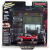 Christine - 1/64 1958 Plymouth Fury Diorama Christine Includes Darnell's Garage Interior