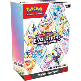Pokémon - EV8.5 Bundle 6 Boosters Ecarlate et Violet - Evolutions Prismatiques - FR