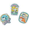 Peanuts - Set de 3 Patchs Thermocollants Snoopy