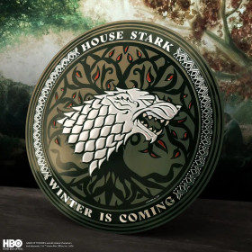 Game of Thrones - Plaque ronde en aluminium Stark
