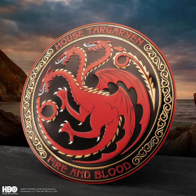 Game of Thrones - Plaque ronde en aluminium Targaryen