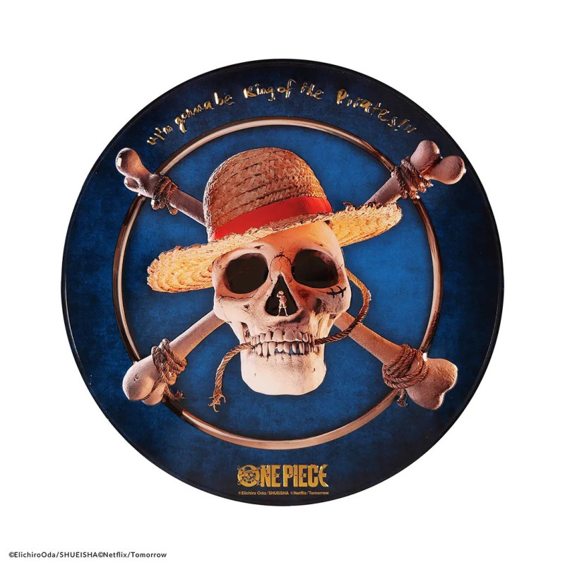 One Piece – Plaque Aluminium Luffy 30 cm – Officiel