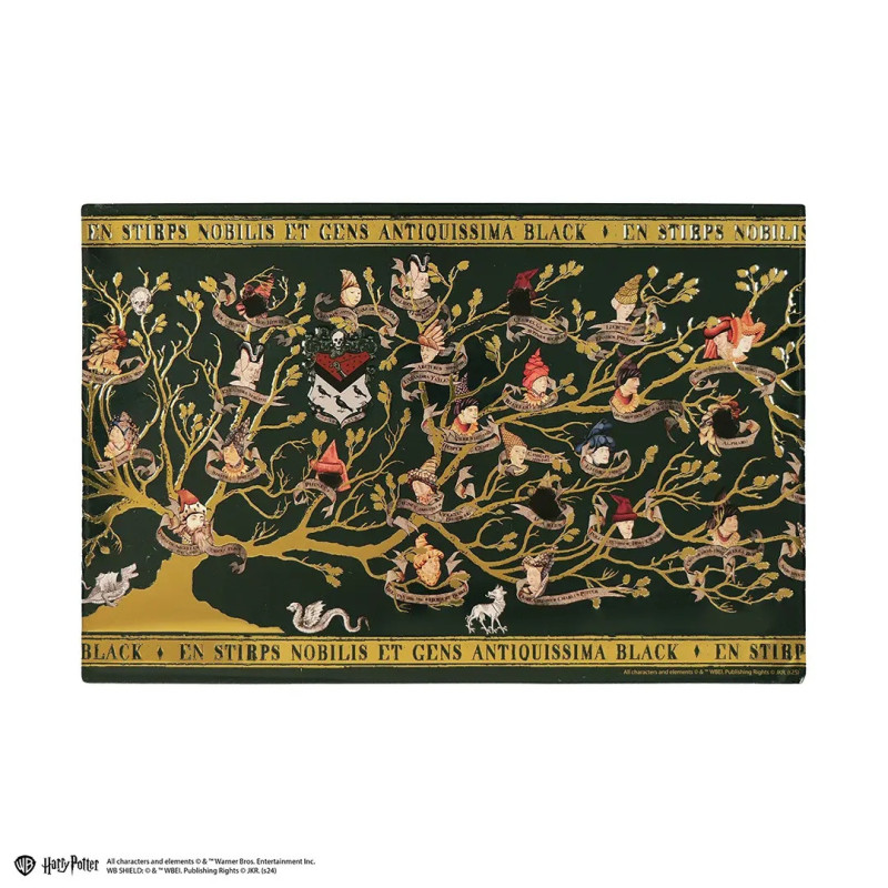 Harry Potter – Plaque Aluminium Tapisserie des Black – Officiel