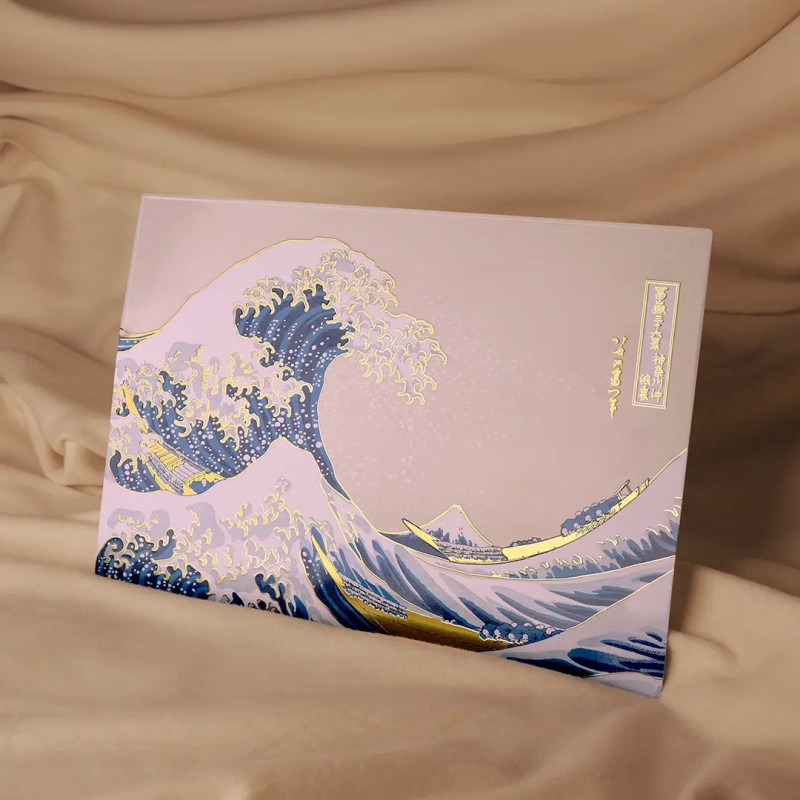 Hokusai - Plaque en aluminium La Grande Vague de Kanagawa