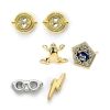 Harry Potter - Set 3 paires boucles d'oreilles Retourneur, Chocogrenouille et Harry