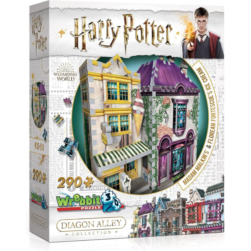 Harry Potter – Puzzle Madam Malkins & Florean Fortescue – Wrebbit3D
