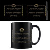 Seigneur Anneaux – Mug Anneau Unique Noir – 315 ml
