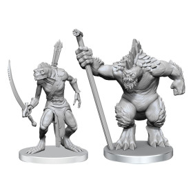 Pathfinder : Deep Cuts - Figurines miniatures à peindre Xulgath Skirmisher & Stoneliege
