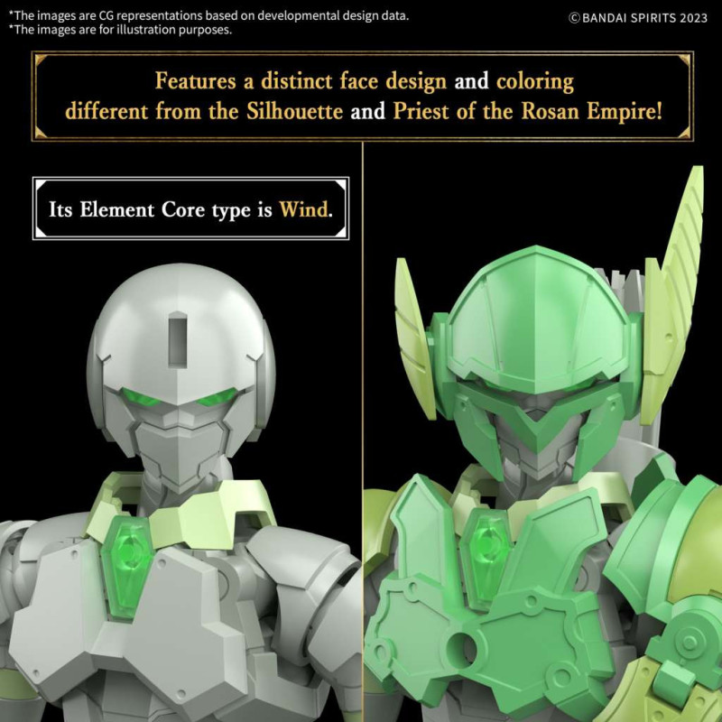 Model kit Bandai – 30MF Maquette Liber Archer