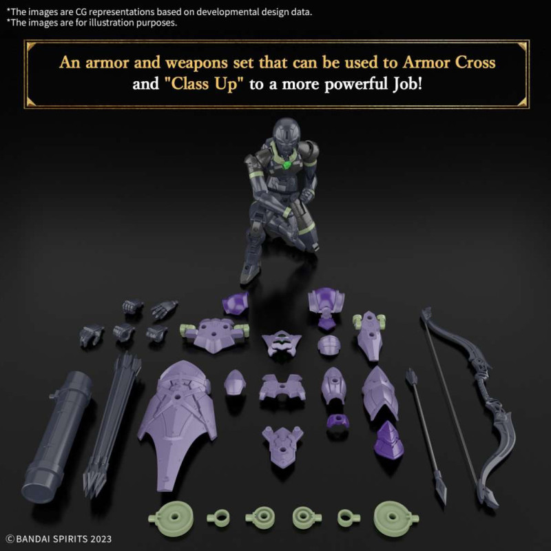 Model kit Bandai – 30MF Maquette Rosan Archer