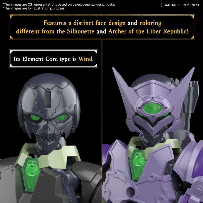 Model kit Bandai – 30MF Maquette Rosan Archer