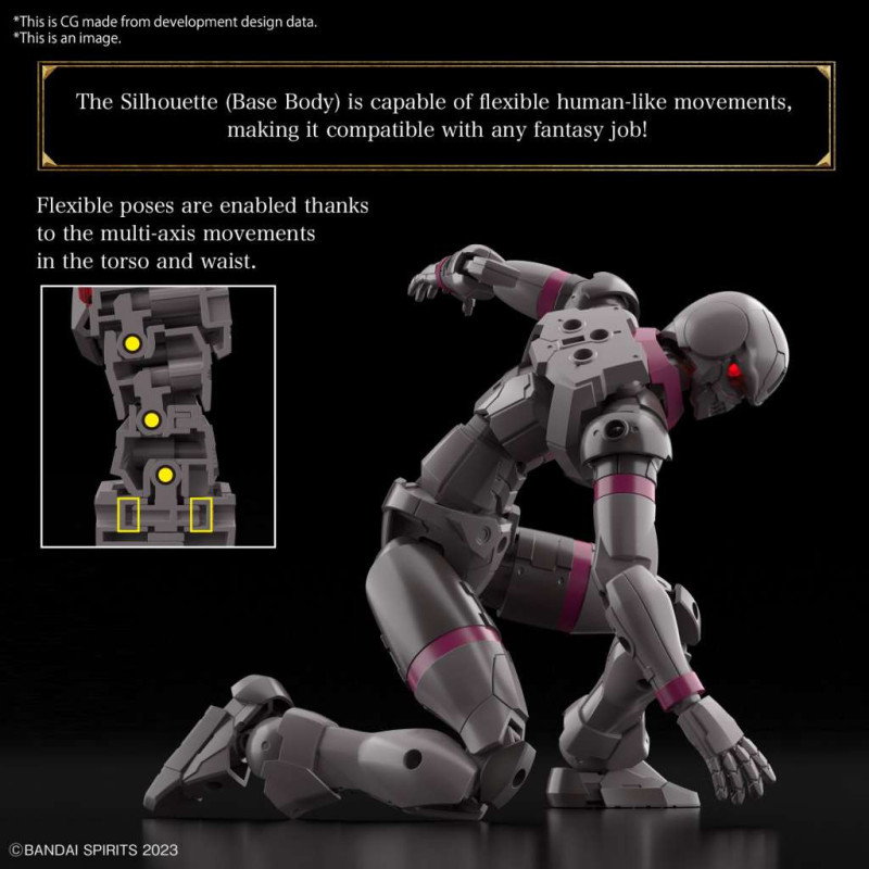 Model kit Bandai – 30MF Maquette Rosan Knight