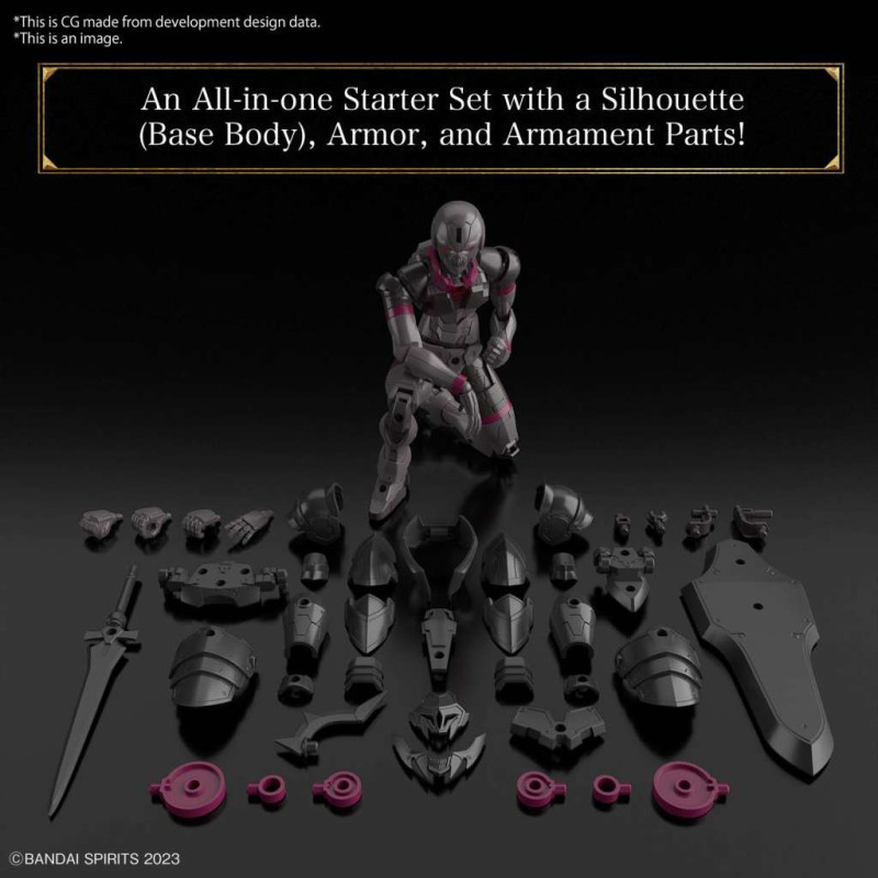 Model kit Bandai – 30MF Maquette Rosan Knight