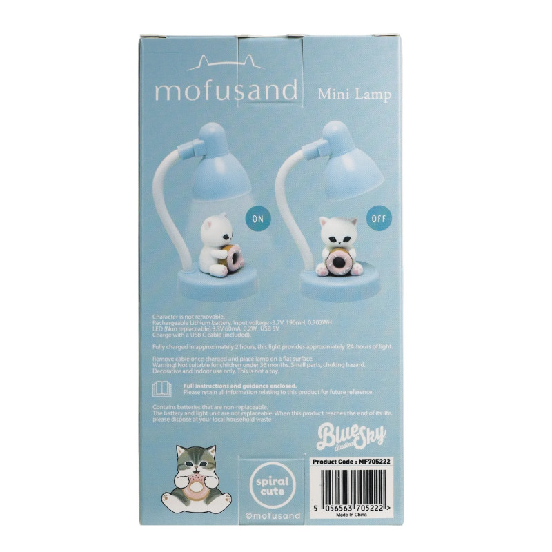 Mofusand – Mini Lamp LED USB – Blue Sky