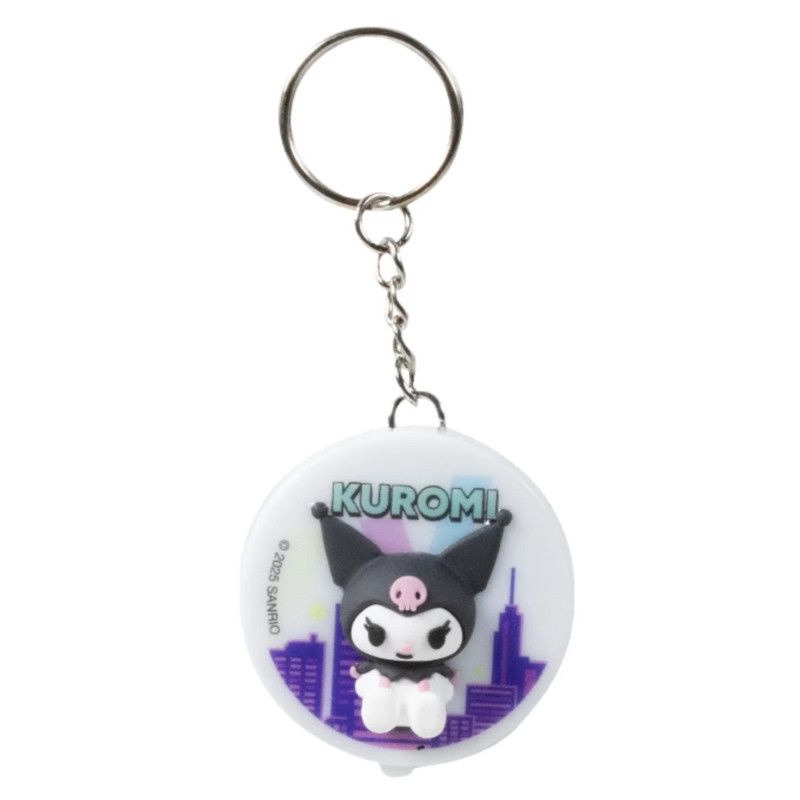 Sanrio – Porte-clé lumineux Kuromi – Officiel