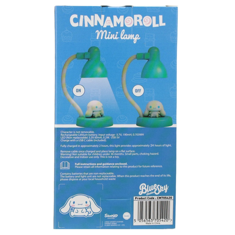 Cinnamoroll – Mini Lampe de Bureau Rechargeable 12 cm