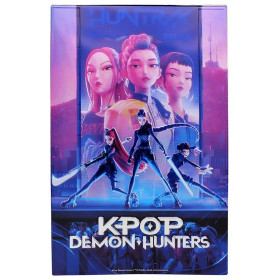 KPop Demon Hunters - Poster en aluminium embossé 20 x 30 cm
